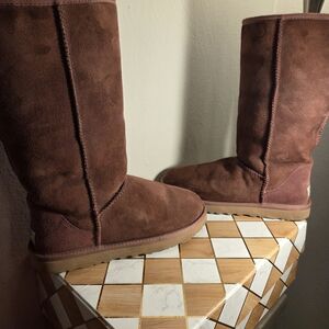UGG Chestnut Suede Boots